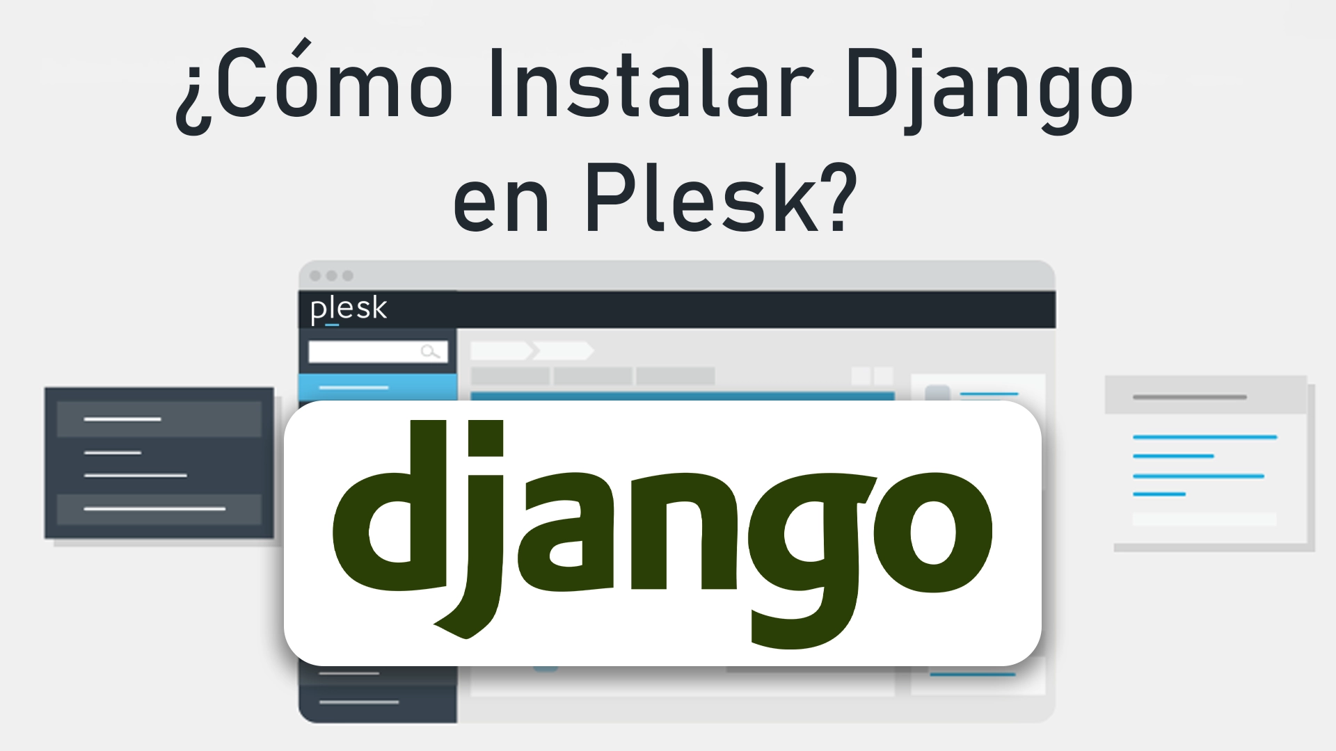 ¿Cómo instalar Django en Plesk?